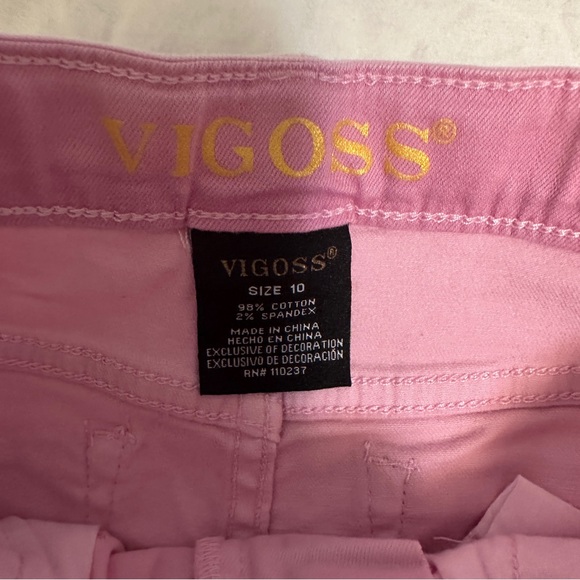 Vigoss NWT Pink Twill Shorts, 10 - Picture 5 of 8